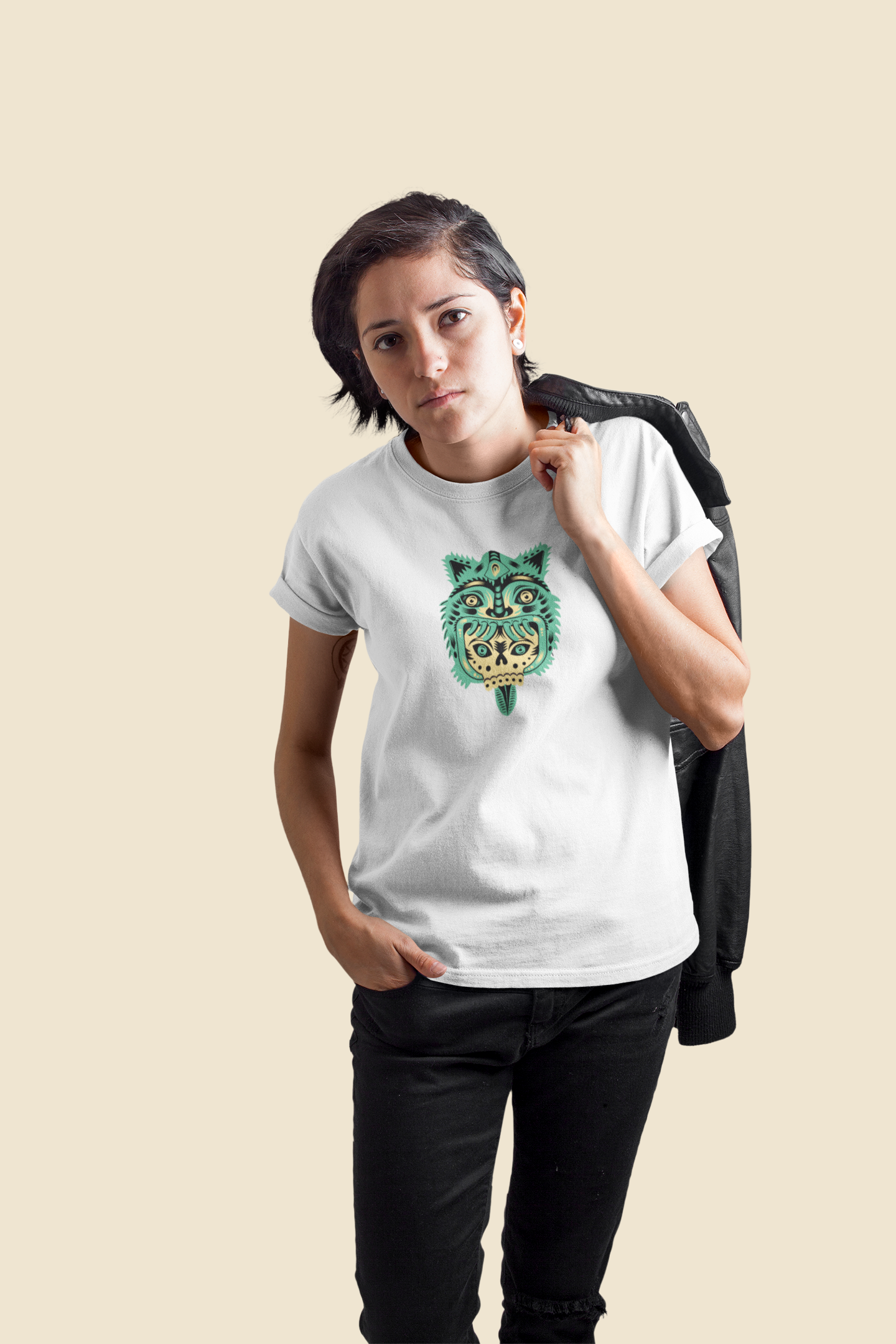 Playera Mascara Coleccion Limitada.