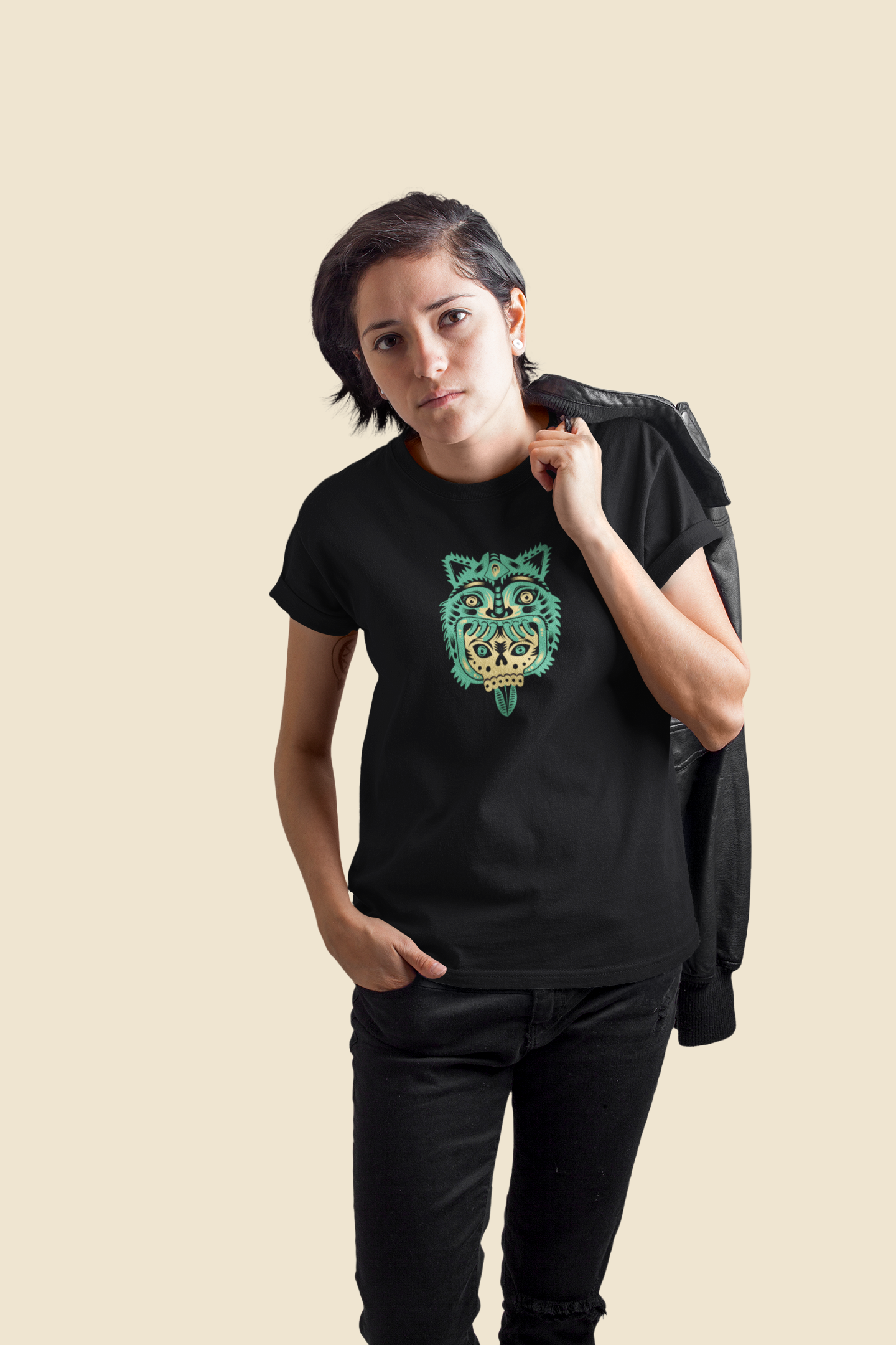 Playera Mascara Coleccion Limitada.