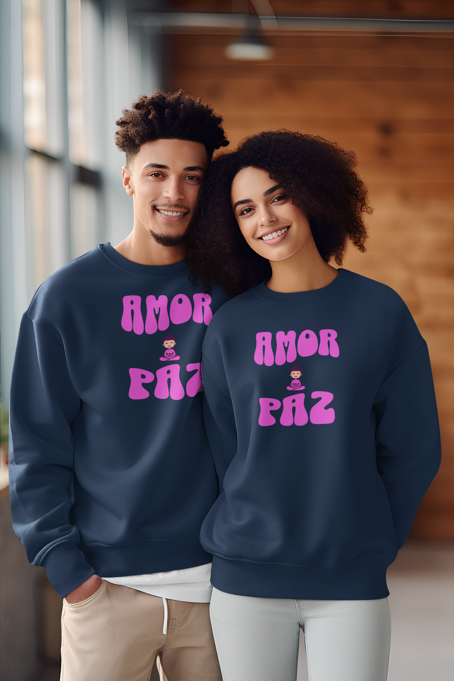 Sweatshirt Premium Cotton Amor & Paz