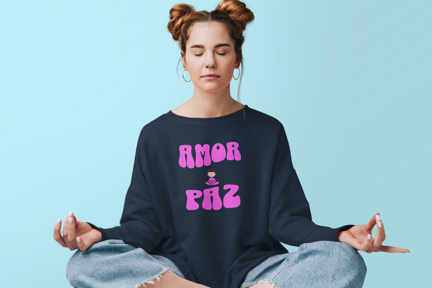 Sweatshirt Premium Cotton Amor & Paz