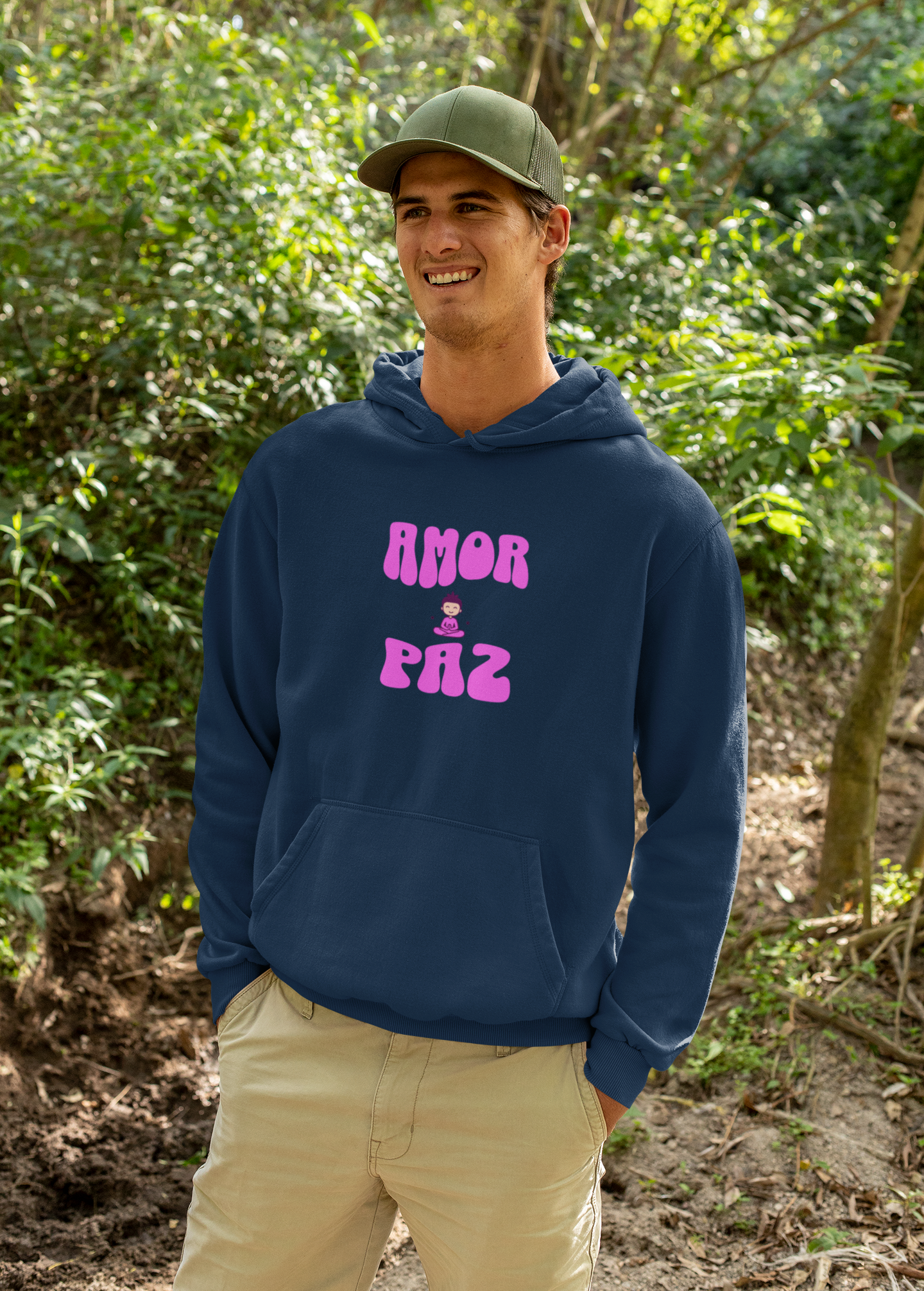 Hoodie Algodón Premium Amor & Paz