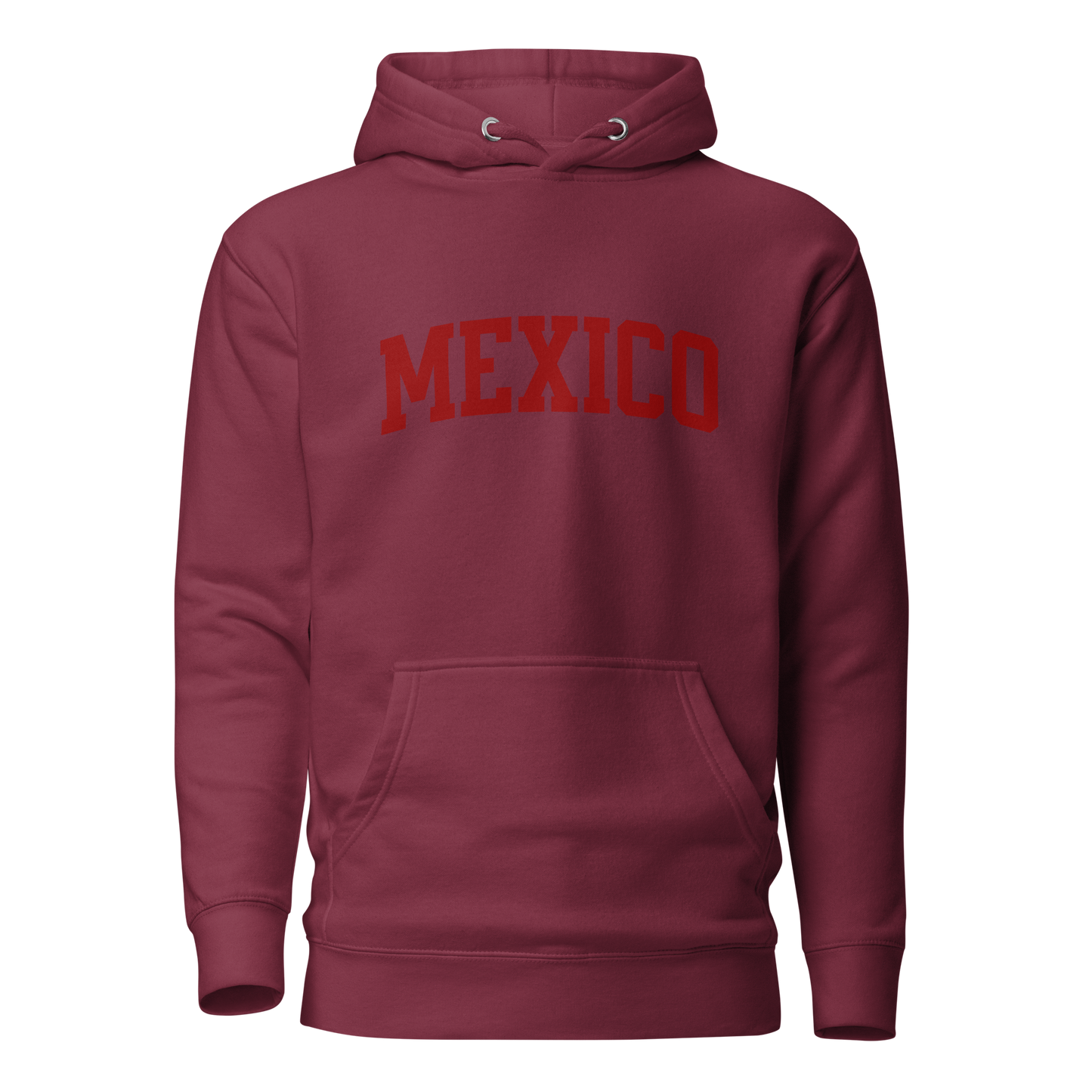 Hoodie Premium Cotton Mexico Rojo