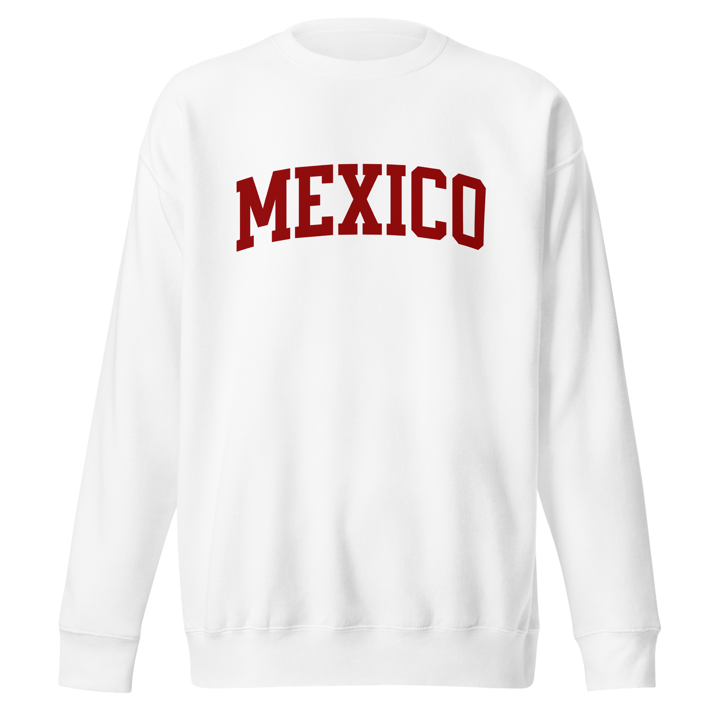 Sweatshirt Premium Cotton Mexico Rojo