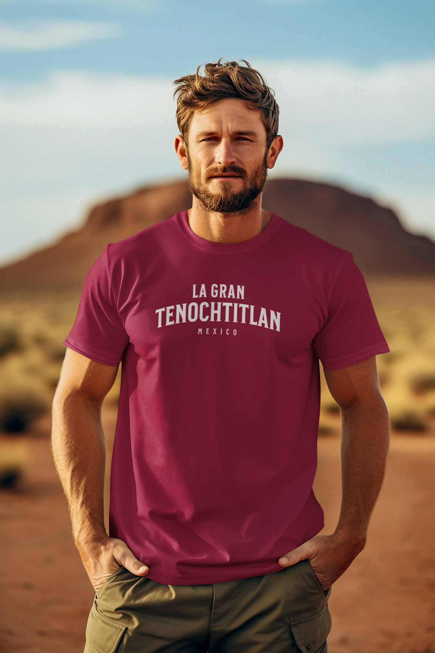 T-Shirt Premium Cotton La Gran Tenochtitlan F/B W