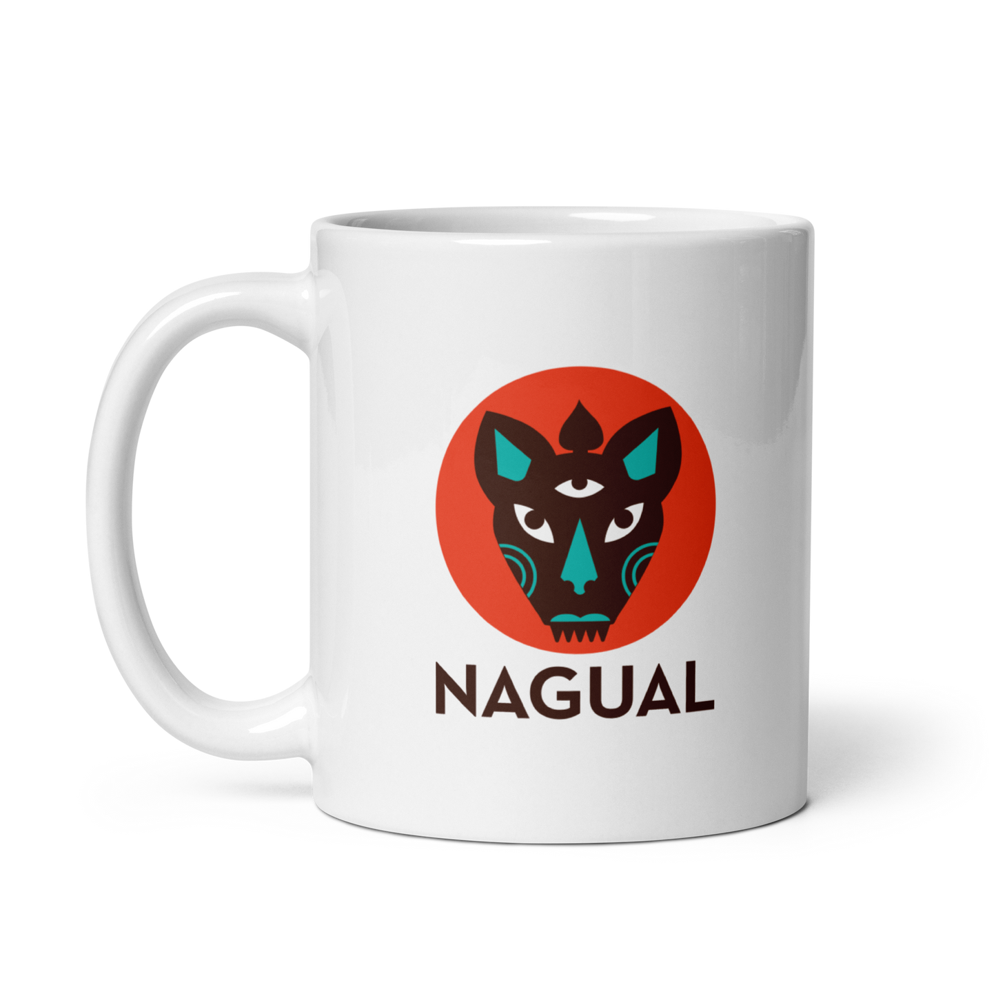 White Glossy Mug Nagual