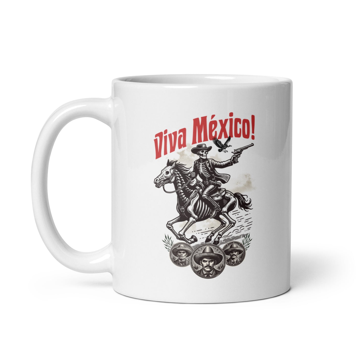 White glossy Mug Viva Mexico