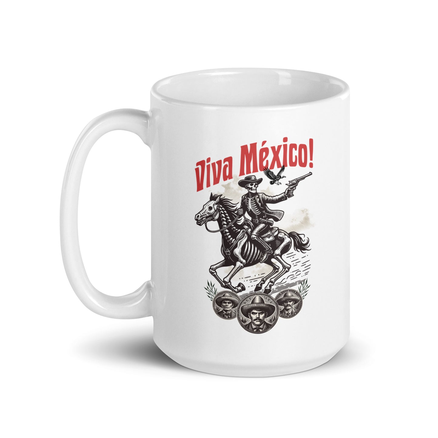 White glossy Mug Viva Mexico