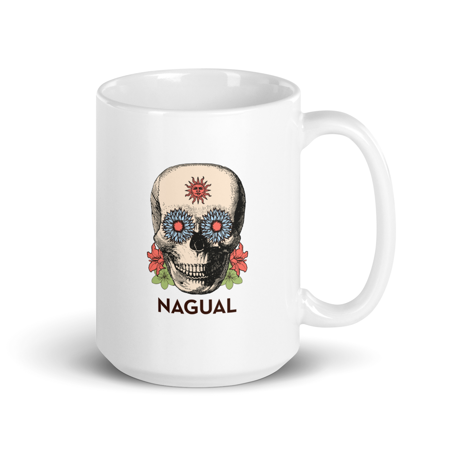 White Glossy Mug Kalaka Nagual