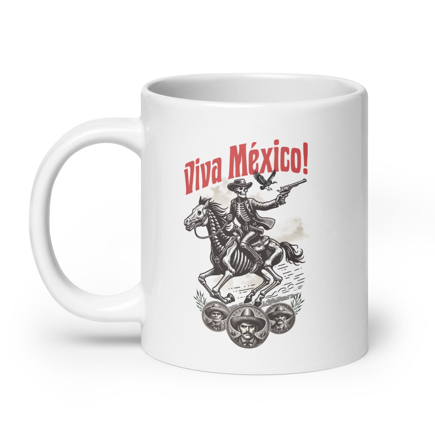 White glossy Mug Viva Mexico