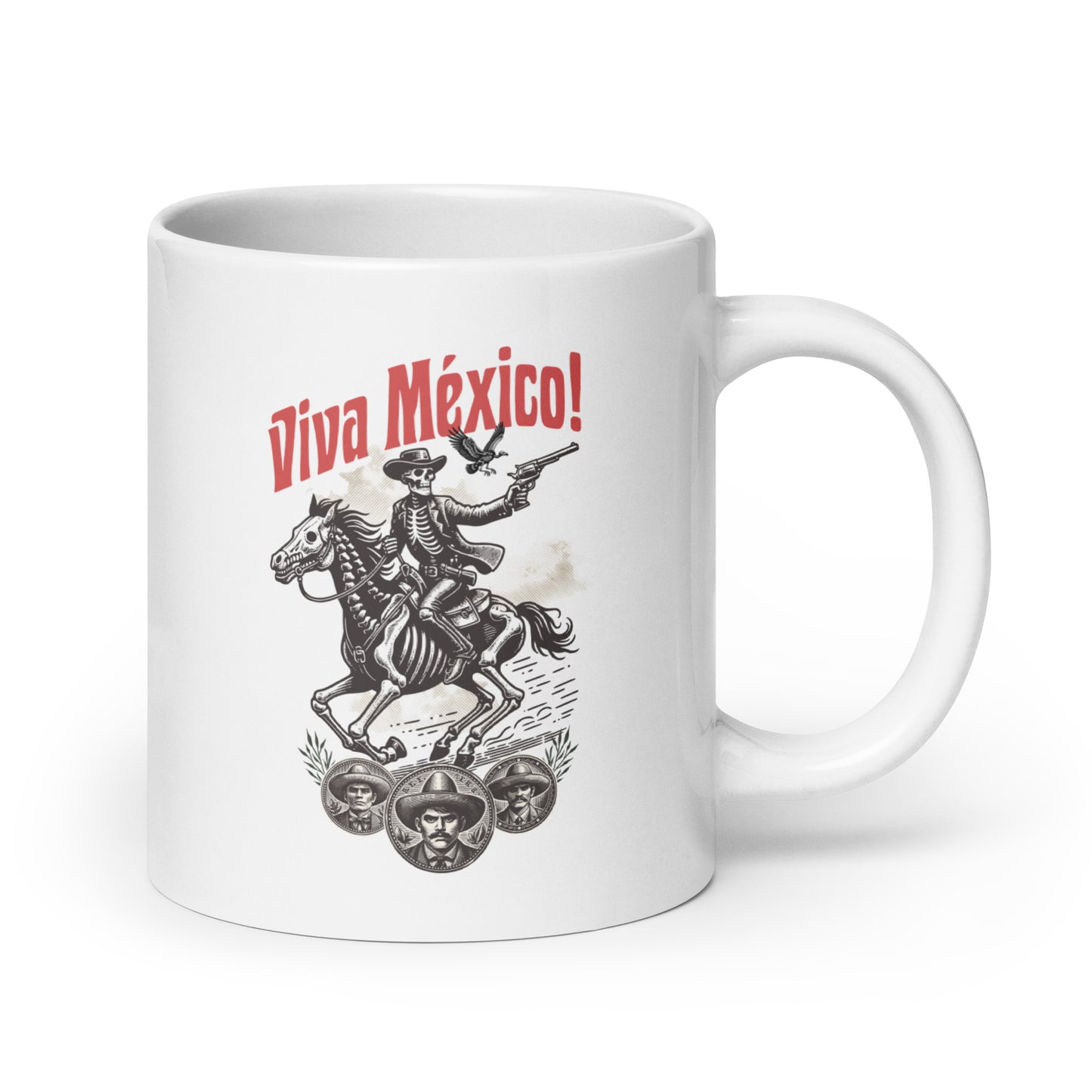 White glossy Mug Viva Mexico