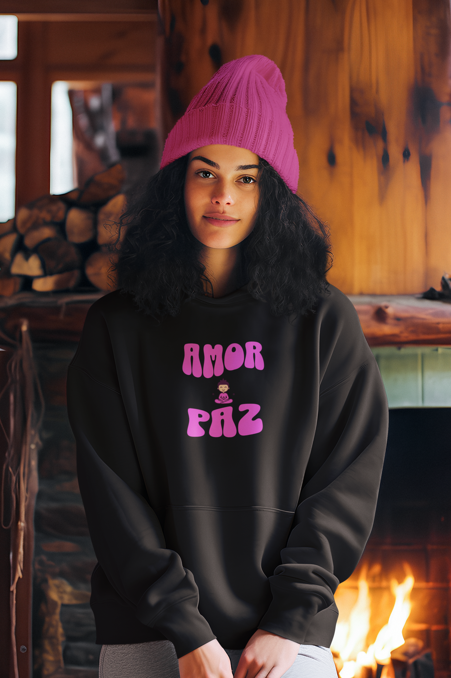 Hoodie Premium Cotton Amor & Paz