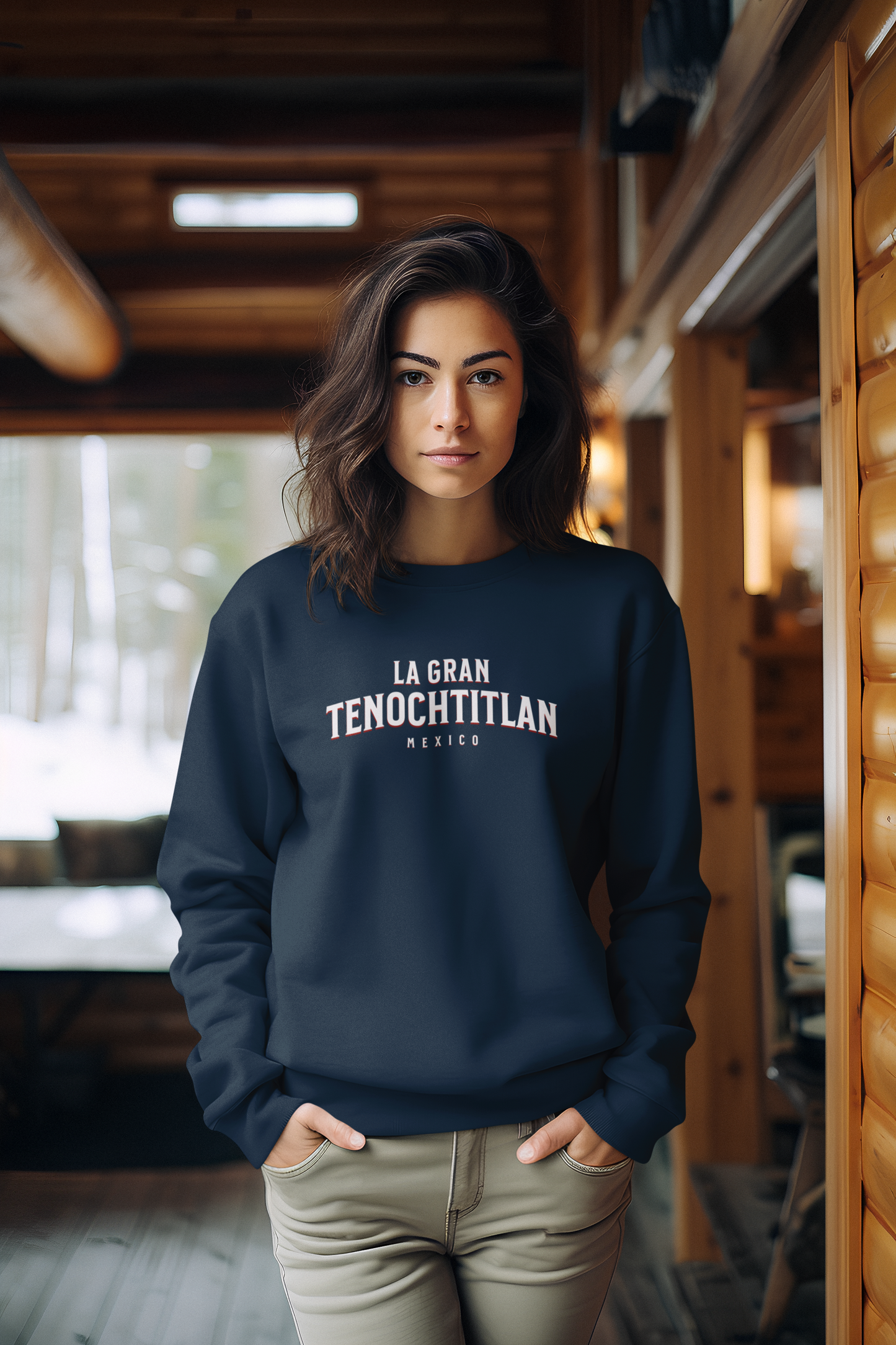 Sudadera Algodón Premium La Gran Tenochtitlan